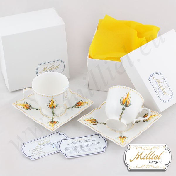 set-of-short-coffee-cups-pink-yellow-rose set-of-short-coffee-cups-pink-yellow-rose