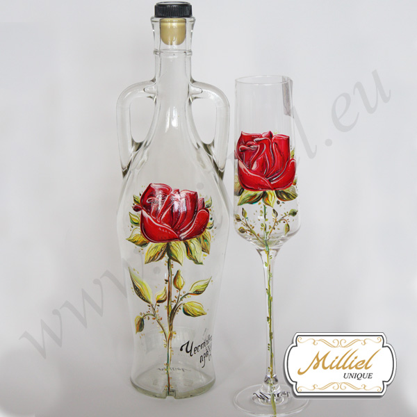 komplekt-chervena-roza-butilka-i-chasha komplekt-chervena-roza-butilka-i-chasha